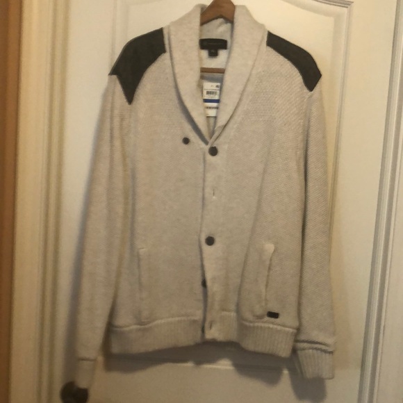 INC International Concepts Other - Men’s Light Heather Grey Cardigan Sweater